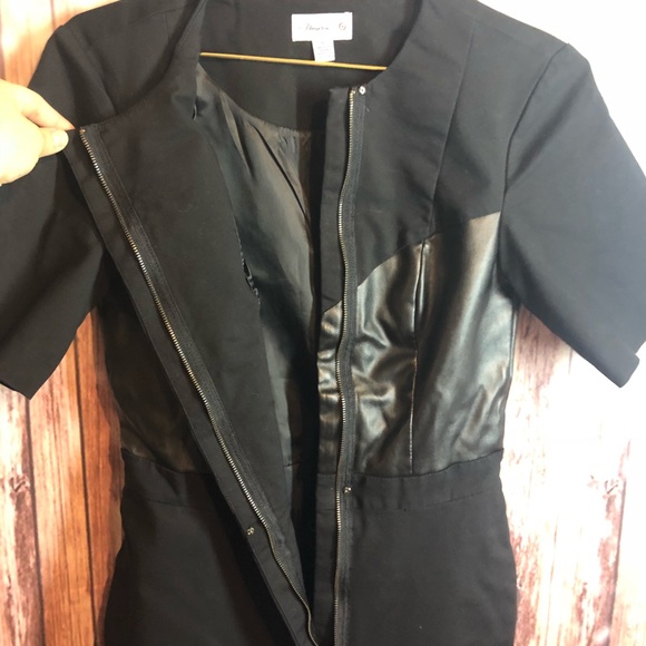 3.1 Phillip Lim black dress zip up front thick - Picture 3 of 6